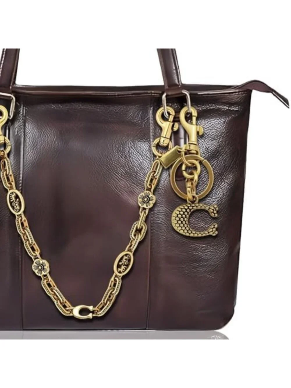 Versatile Bag Chain Charm Set | Decorative Purse Extender & C Charm Accessory
